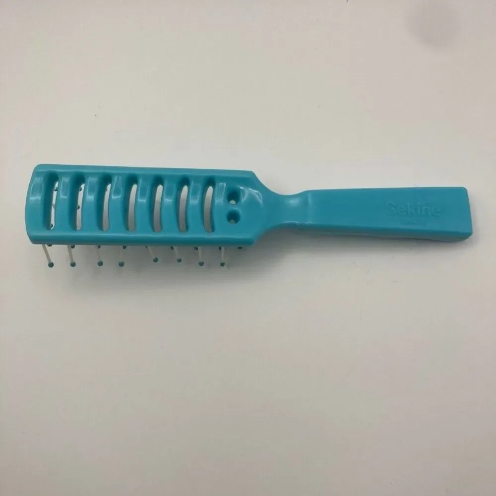 Sekine Vintage Plastic Brush Teal Blue‎ 6 inches #32970